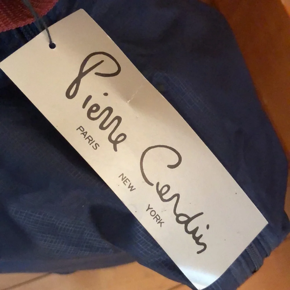 PIERRE CARDIN Navy and Red Brown Luggage/ Tote Bag- 20